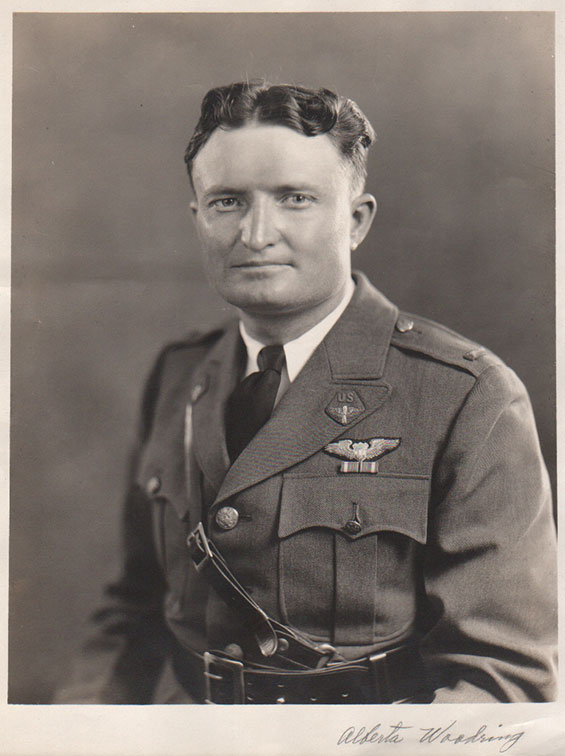 I.A. Woodring in Uniform, Date Unknown (Source: Kanase)