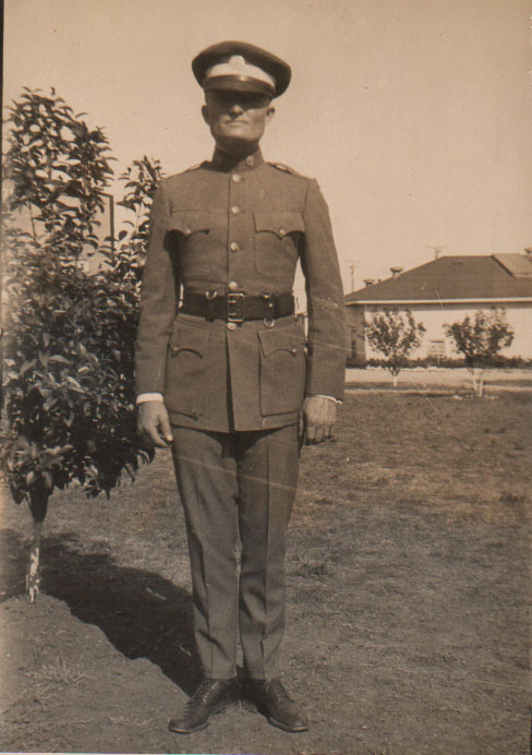 E.A. Woodring in Uniform, Date Unknown (Source: Kanase)
