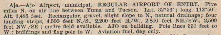 DOC Airway Bulletin Description, 1937 (Source: Kalina)