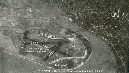 Kansas City Minicipal Airport, Circa 1933