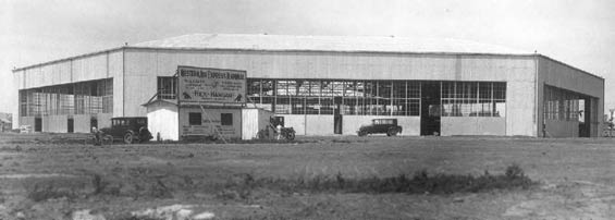 Hexagonal Hangar During Construction, Date Unknown (Source: Frank)