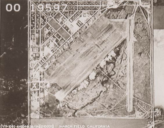 March Field, Overhead Aerial, April 8, 1938 (Source: NASM)