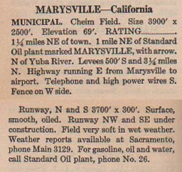 Marysville, CA, Ca. 1931 (Source: Webmaster)