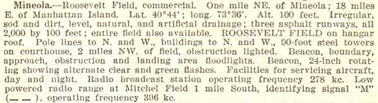Roosevelt Field Data, 1937 (Source: U.S. DOC)