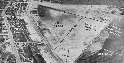 Lindbergh Field, San Diego, CA, Ca. 1933 (Source: Webmaster)