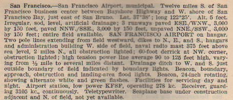 San Francisco Municipal Airport, Ca. 1937 (Source: Webmaster)