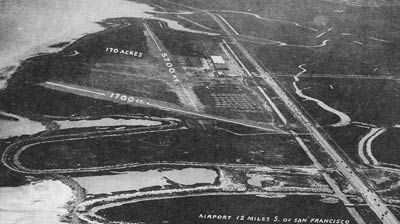 San Francisco Municipal Airport, Ca. 1933 (Source: Webmaster) 
