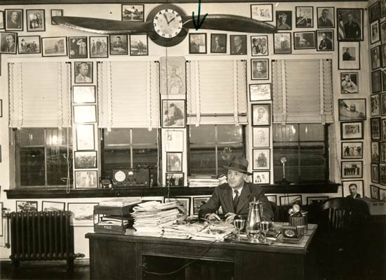 Charles Short at his Desk, ca. 1944