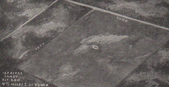 Yuma, AZ, Fly Field, Ca. 1933 (Source: Webmaster)
